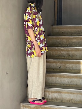 「HEALTH（ヘルス）のアイテム（パンツ）」を使った、平岩悠人　吾亦紅さん（メンズ・175cm）の夏コーディネート