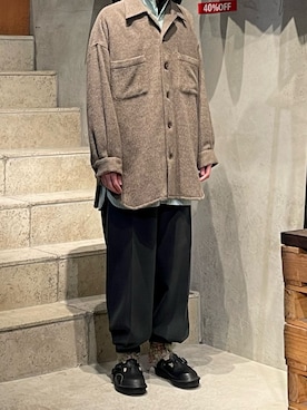 「NICENESS（ナイスネス）のアイテム」を使った、平岩悠人　吾亦紅さん（メンズ・176cm）の冬コーディネート