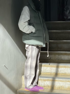 「ancellm」｜「アイテム（ジャケット/アウター）」を使った、平岩悠人　吾亦紅さん（メンズ・175cm）の冬コーディネート