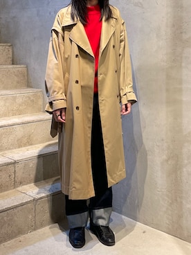 「amber（アンバー）のアイテム」を使った、平岩悠人　吾亦紅さん（メンズ・176cm）の秋コーディネート