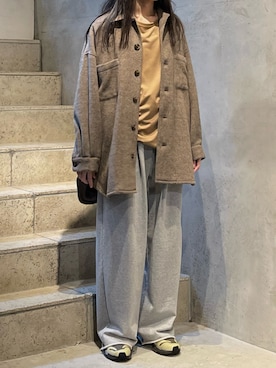 「アイテム（その他パンツ、シルバー系）」を使った、平岩悠人　吾亦紅さん（メンズ・176cm）の秋コーディネート