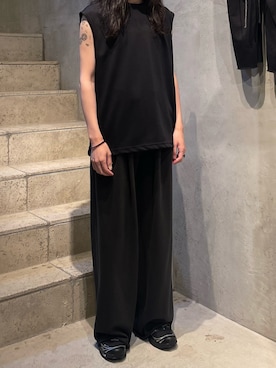「アイテム（スウェットパンツ）」を使った、平岩悠人　吾亦紅さん（メンズ・176cm）の夏コーディネート