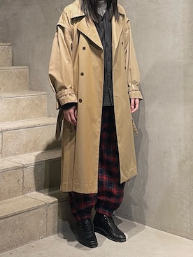 「CLASS（クラス）のアイテム」を使った、平岩悠人　吾亦紅さん（メンズ・176cm）の秋コーディネート