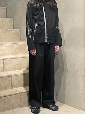 「KIKO KOSTADINOV（キコ コスタディノフ）のアイテム（パンツ）」を使った、平岩悠人　吾亦紅さん（メンズ・176cm）の春コーディネート