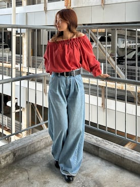 小島菜緒さん（レディース・155cm）の秋コーディネート