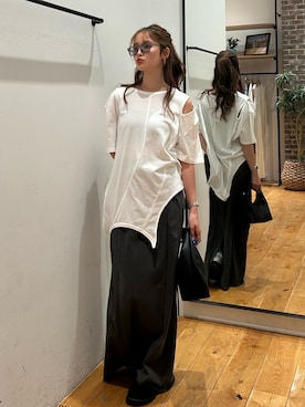 小島菜緒さん(レディース・155cm)の春コーディネート
