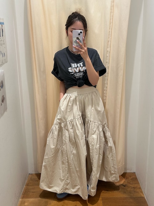 ギャザーデザインスカート