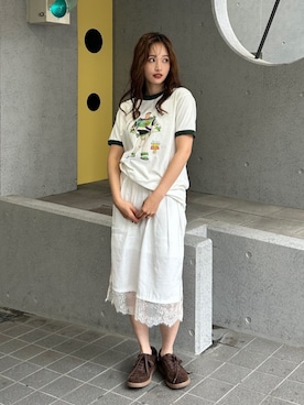 小島菜緒さん(レディース・155cm)の夏コーディネート