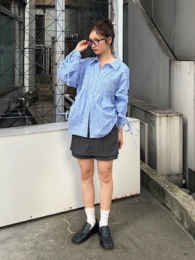 小島菜緒さん(レディース・155cm)の秋コーディネート