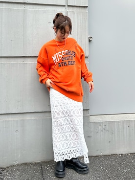 小島菜緒さん（レディース・155cm）の冬コーディネート