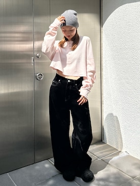 小島菜緒さん（レディース・155cm）の秋コーディネート