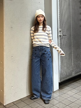 小島菜緒さん（レディース・155cm）の夏コーディネート