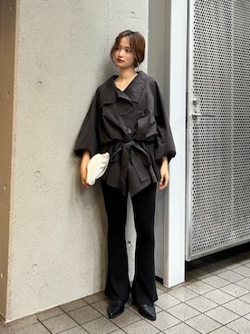 小島菜緒さん(レディース・155cm)の夏コーディネート