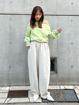 小島菜緒さん（レディース・155cm）の冬コーディネート