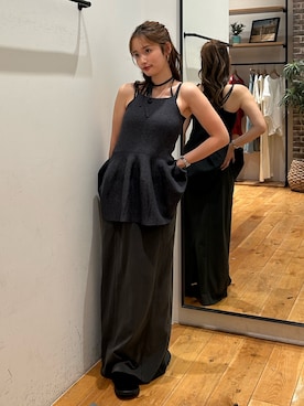 小島菜緒さん(レディース・155cm)の春コーディネート