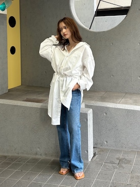 小島菜緒さん（レディース・155cm）の夏コーディネート