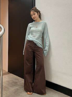 小島菜緒さん（レディース・155cm）の春コーディネート