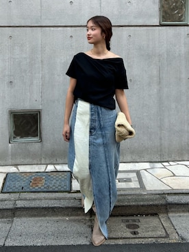 小島菜緒さん(レディース・155cm)の冬コーディネート