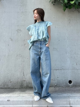 小島菜緒さん(レディース・155cm)の夏コーディネート