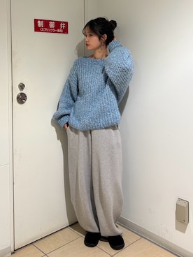 小島菜緒さん（レディース・155cm）の冬コーディネート