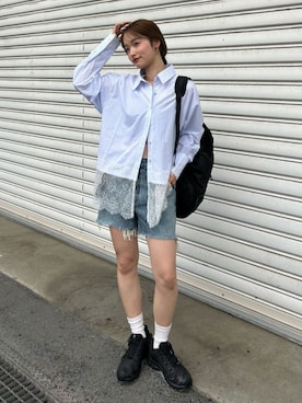 小島菜緒さん(レディース・155cm)の春コーディネート