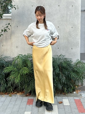 小島菜緒さん（レディース・155cm）の冬コーディネート
