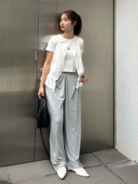 小島菜緒さん（レディース・155cm）の春コーディネート