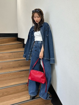 小島菜緒さん（レディース・155cm）の夏コーディネート