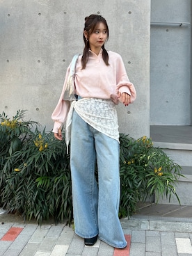 小島菜緒さん（レディース・155cm）の冬コーディネート