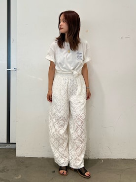 小島菜緒さん（レディース・155cm）の夏コーディネート