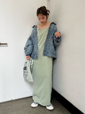 小島菜緒さん（レディース・155cm）の春コーディネート