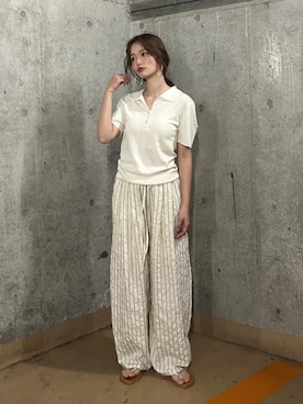 小島菜緒さん(レディース・155cm)の夏コーディネート