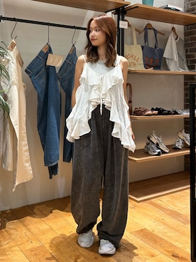 小島菜緒さん（レディース・155cm）の夏コーディネート