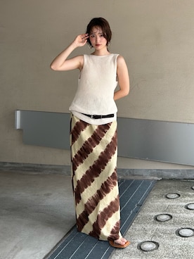 小島菜緒さん（レディース・155cm）の夏コーディネート