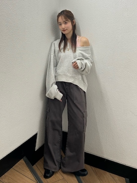 小島菜緒さん（レディース・155cm）の春コーディネート