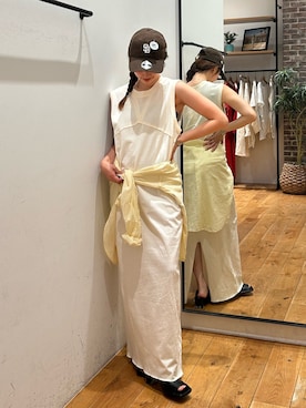 小島菜緒さん（レディース・155cm）の春コーディネート