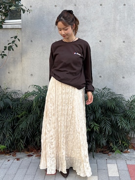 小島菜緒さん（レディース・155cm）の秋コーディネート