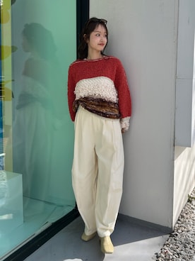 小島菜緒さん（レディース・155cm）の冬コーディネート