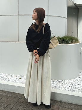 小島菜緒さん（レディース・155cm）の秋コーディネート