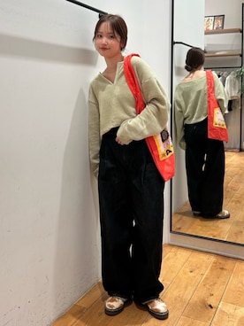 小島菜緒さん（レディース・155cm）の冬コーディネート