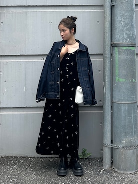 小島菜緒さん(レディース・155cm)の秋コーディネート