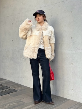 小島菜緒さん(レディース・155cm)の秋コーディネート