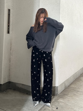 「Ungrid（アングリッド）のアイテム」を使った、小島菜緒さん（レディース・155cm）の秋コーディネート