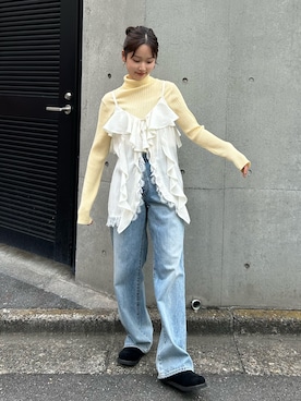 小島菜緒さん（レディース・155cm）の秋コーディネート