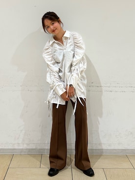 小島菜緒さん(レディース・155cm)の冬コーディネート