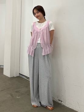 小島菜緒さん（レディース・155cm）の春コーディネート