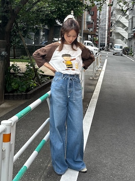 「アイテム（その他雑貨）」を使った、小島菜緒さん（レディース・155cm）の夏コーディネート