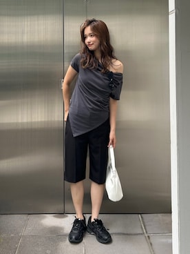 小島菜緒さん(レディース・155cm)の夏コーディネート