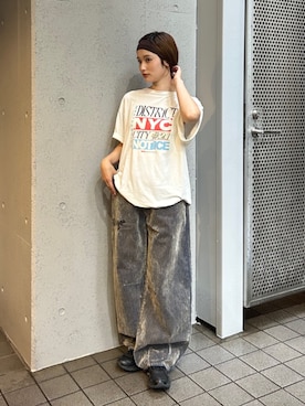 小島菜緒さん(レディース・155cm)の夏コーディネート