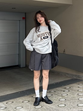 小島菜緒さん(レディース・155cm)の夏コーディネート